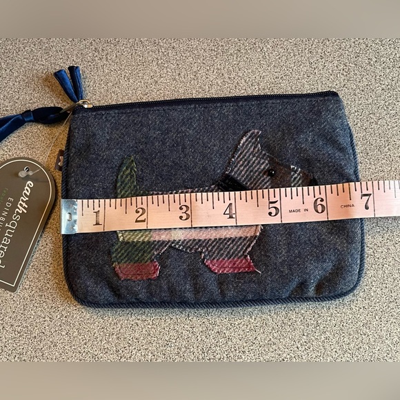 EarthSquared Edinburg Blue Scottie Dog Zippered Coin Bag/Juliet Purse - Picture 6 of 7